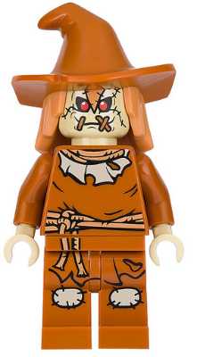 LEGO® Minifigure Scarecrow, Dark Orange Floppy Hat (sh0275)