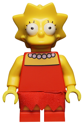 Lisa Simpson, The Simpsons, Series 1 (Minifigure Only without Stand and Accessories)