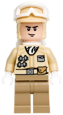 Hoth Rebel Trooper (Black Chin Dimple)