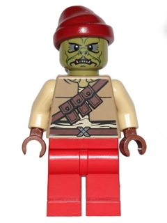 LEGO® Minifigure Kithaba (Klatooinian Skiff Guard) - Dark Tan Vest (sw0397)