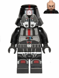 LEGO® Minifigure Sith Trooper - Black Armor with Printed Legs (sw0443)