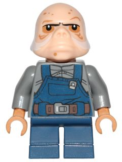 Ugnaught - Dark Blue Overalls and Short Legs