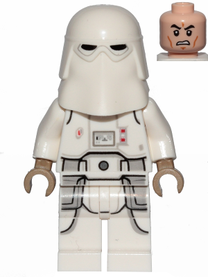 LEGO® Minifigure Snowtrooper, Printed Legs, Dark Tan Hands (sw1009)