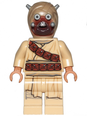 LEGO® Minifigure Tusken Raider - Head Spikes, Diagonal Belt (sw1074)