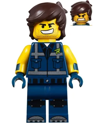 LEGO® Minifigure Rex Dangervest - Smile, Teeth / Angry (tlm112)