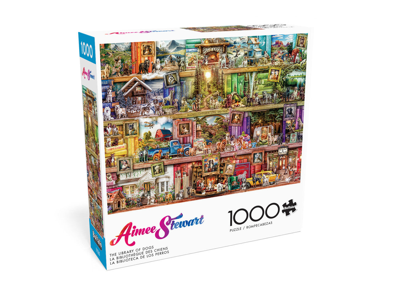 The Library Of Dogs - 1000 Piece Puzzle