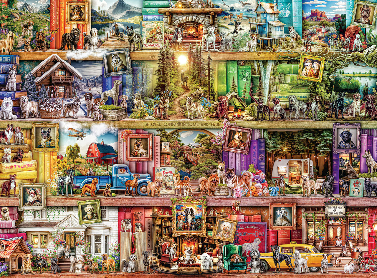 The Library Of Dogs - 1000 Piece Puzzle