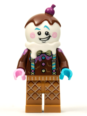 LEGO® Minifigure Ice Cream Saxophonist, Vidiyo Bandmates, Series 1 (Minifigure Only without Stand and Accessories) (vid015)
