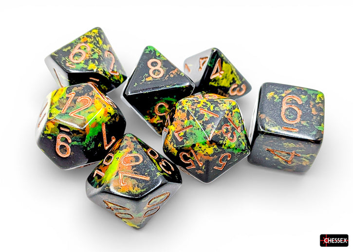 Chessex Brush 7-Die Polyhedral Set