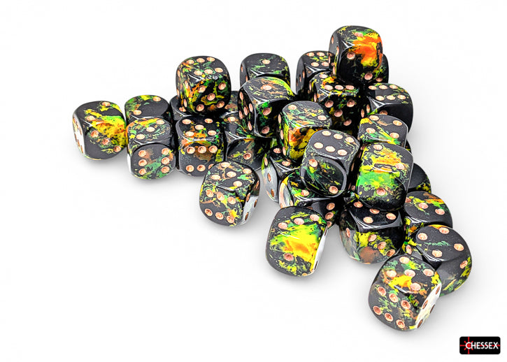 Brush d6 Dice Block™ (16mm - 12 Dice OR 12mm - 36 Dice)