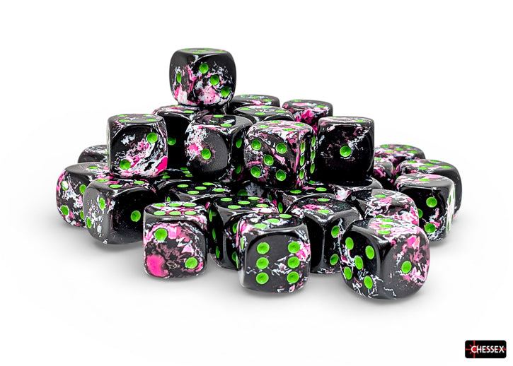 Brush d6 Dice Block™ (16mm - 12 Dice OR 12mm - 36 Dice)