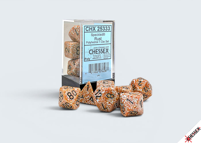 Chessex Speckled Polyhedral 7 Die Set (Pick Your Color!)