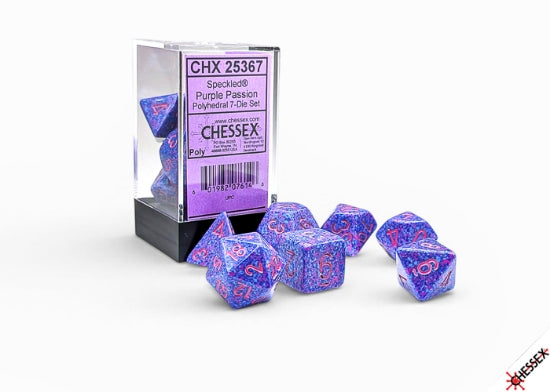 Chessex Speckled Polyhedral 7 Die Set (Pick Your Color!)