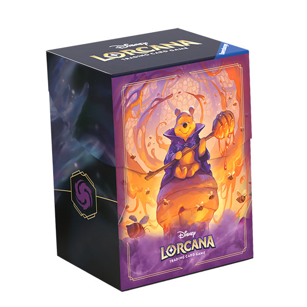 Disney Lorcana Deck Box: Azurite Sea - Pooh, Hunny Wizard