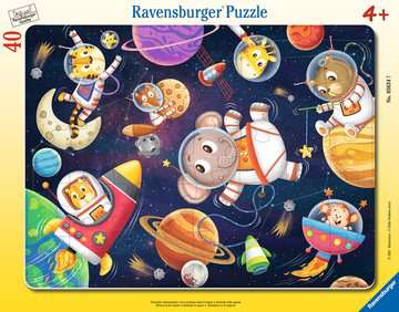 Animals in Space 40 Piece Puzzle