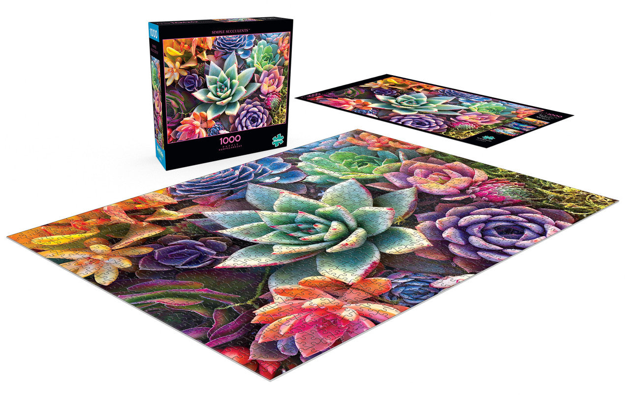 Buffalo - Simple Succulents - 1000 Piece Puzzle