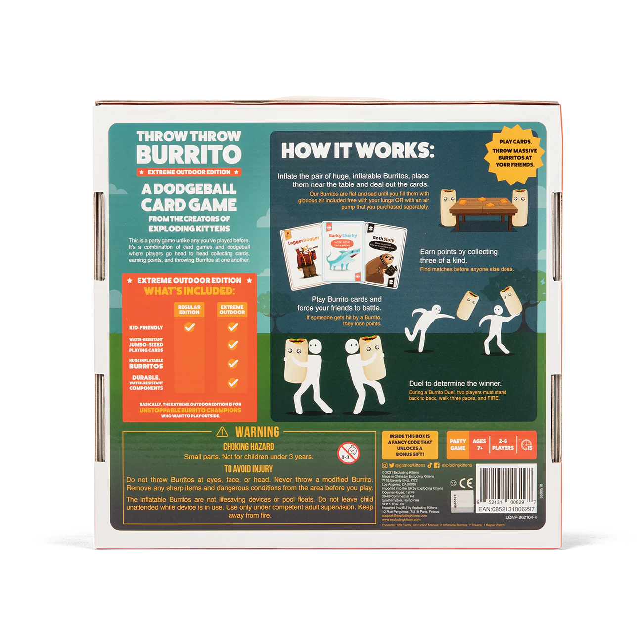 Throw Throw Burrito: Extreme Outdoor Edition