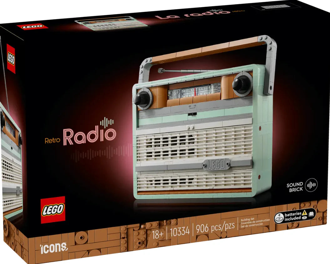 LEGO® RENTAL: Icons Retro Radio 10334