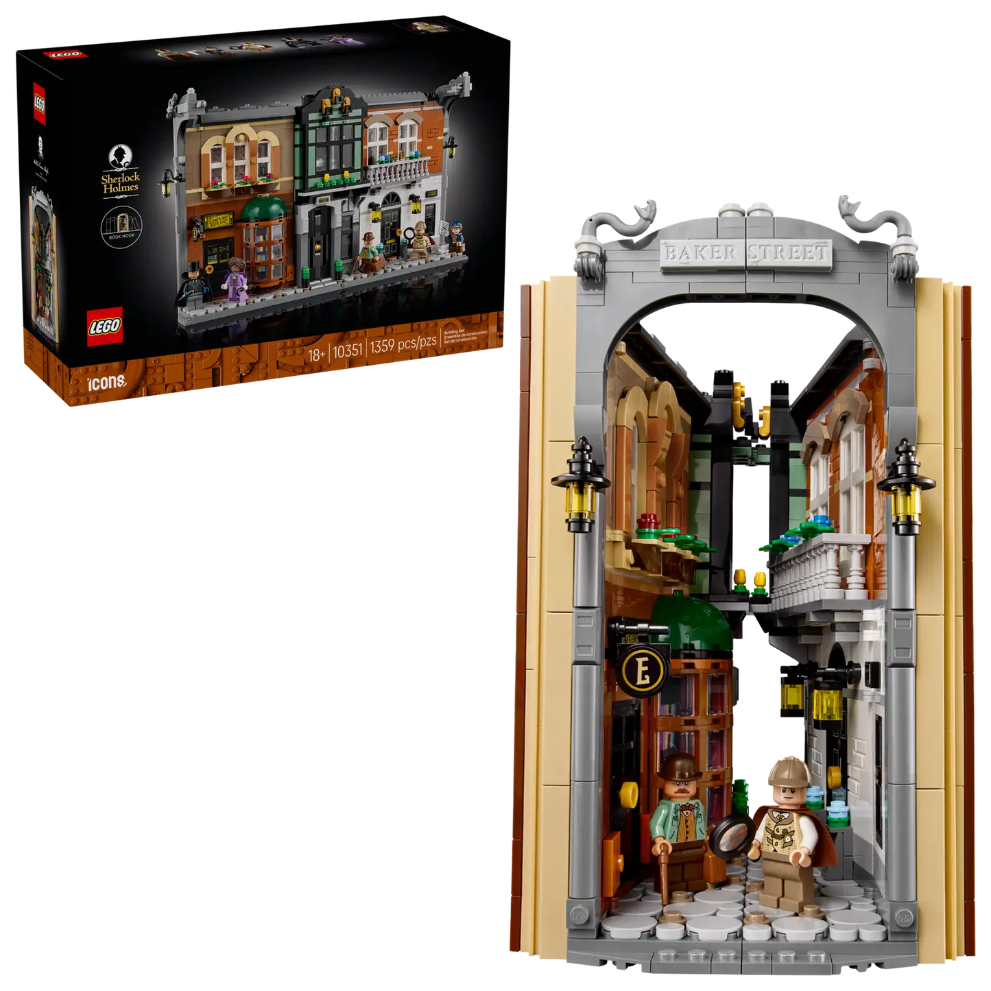 LEGO® Icons Sherlock Holmes: Book Nook 10351