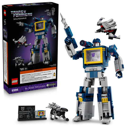 LEGO® Icons Transformers: Soundwave 10358