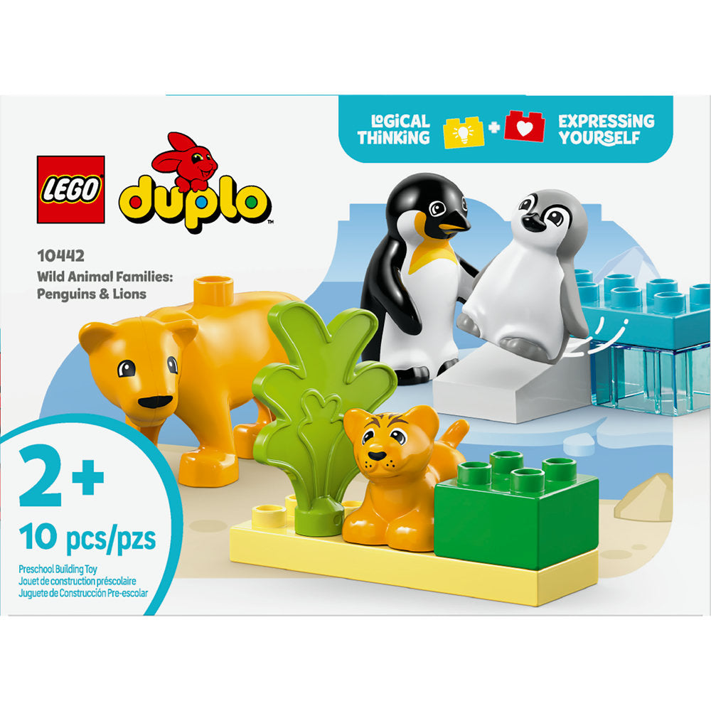 LEGO® DUPLO® Wild Animal Families: Penguins & Lions 10442