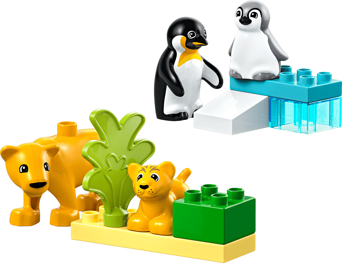 LEGO® DUPLO® Wild Animal Families: Penguins & Lions 10442
