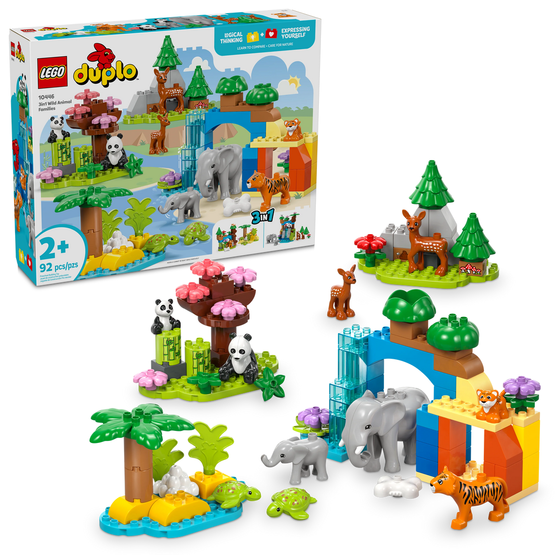 LEGO® DUPLO® 3in1 Wild Animal Families 10446