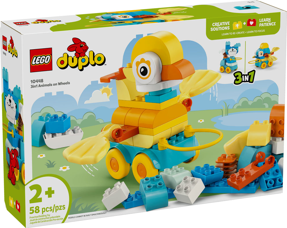 LEGO® DUPLO Town 3in1 Animals on Wheels 10448