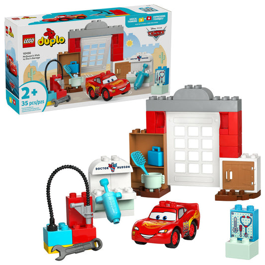 AVAILABLE NOW! LEGO® DUPLO® Disney™ McQueen's Visit to Doc's Garage 10456