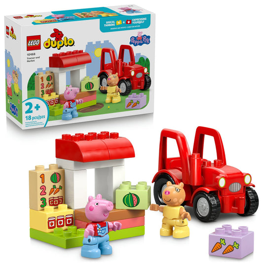 LEGO® DUPLO Peppa Pig Tractor and Market 10468