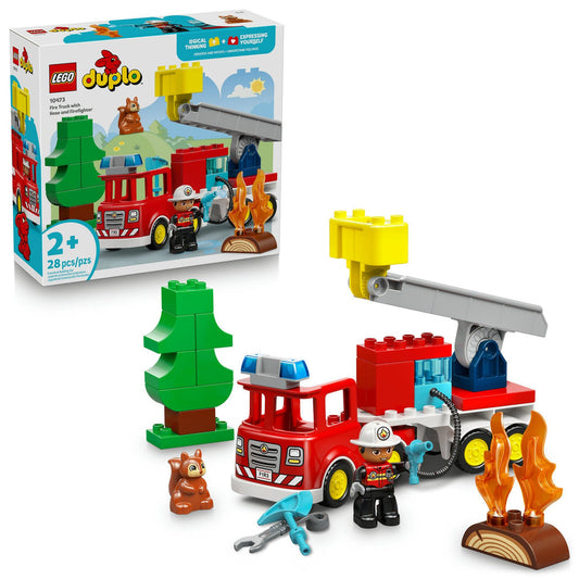 LEGO® DUPLO® Town Fire Truck with Hose and Firefighter 10473