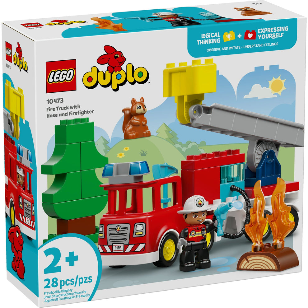 LEGO® DUPLO® Town Fire Truck with Hose and Firefighter 10473