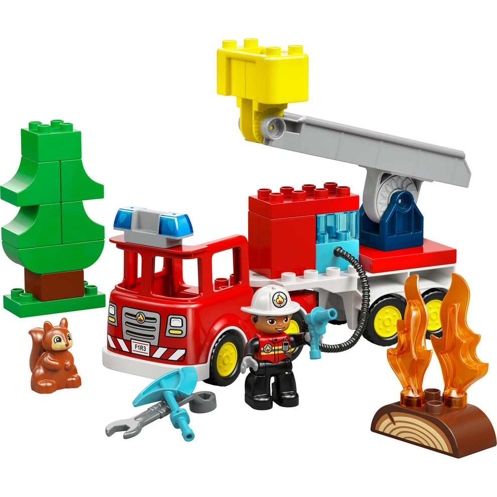 LEGO® DUPLO® Town Fire Truck with Hose and Firefighter 10473