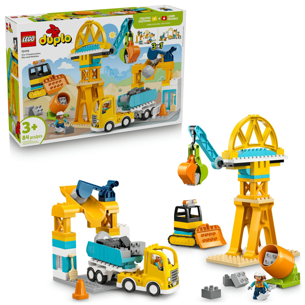 LEGO® DUPLO® Town 3 in 1 Construction Site and Vehicles 10476