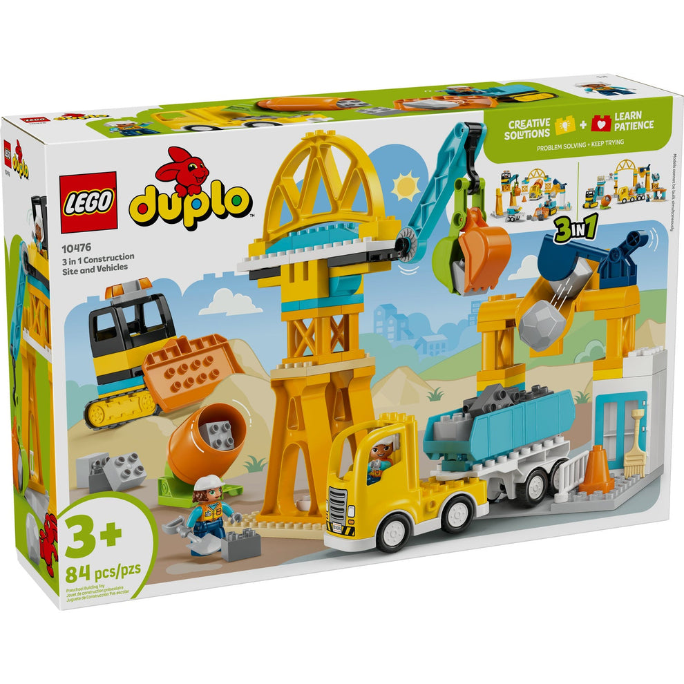 LEGO® DUPLO® Town 3 in 1 Construction Site and Vehicles 10476