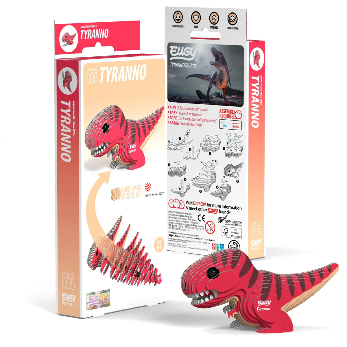COMING SOON! EUGY Tyrannosaurus 3D Puzzle