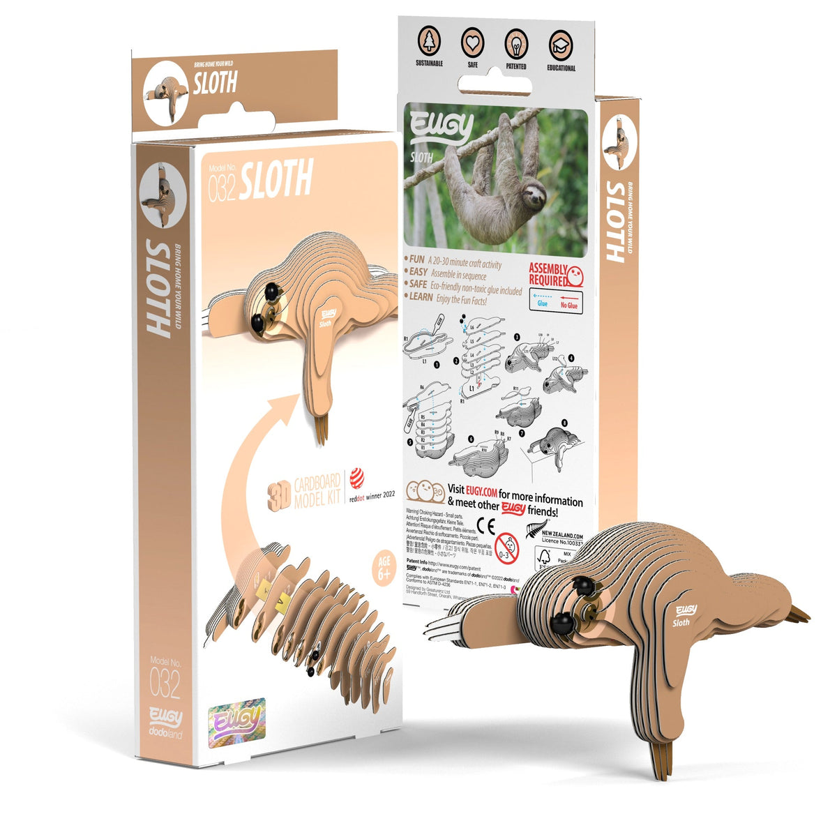 COMING SOON! EUGY Sloth 3D Puzzle