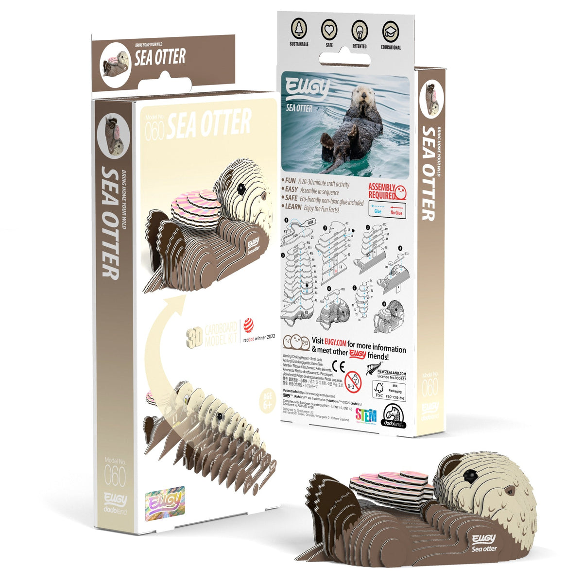 COMING SOON! EUGY Sea Otter 3D Puzzle