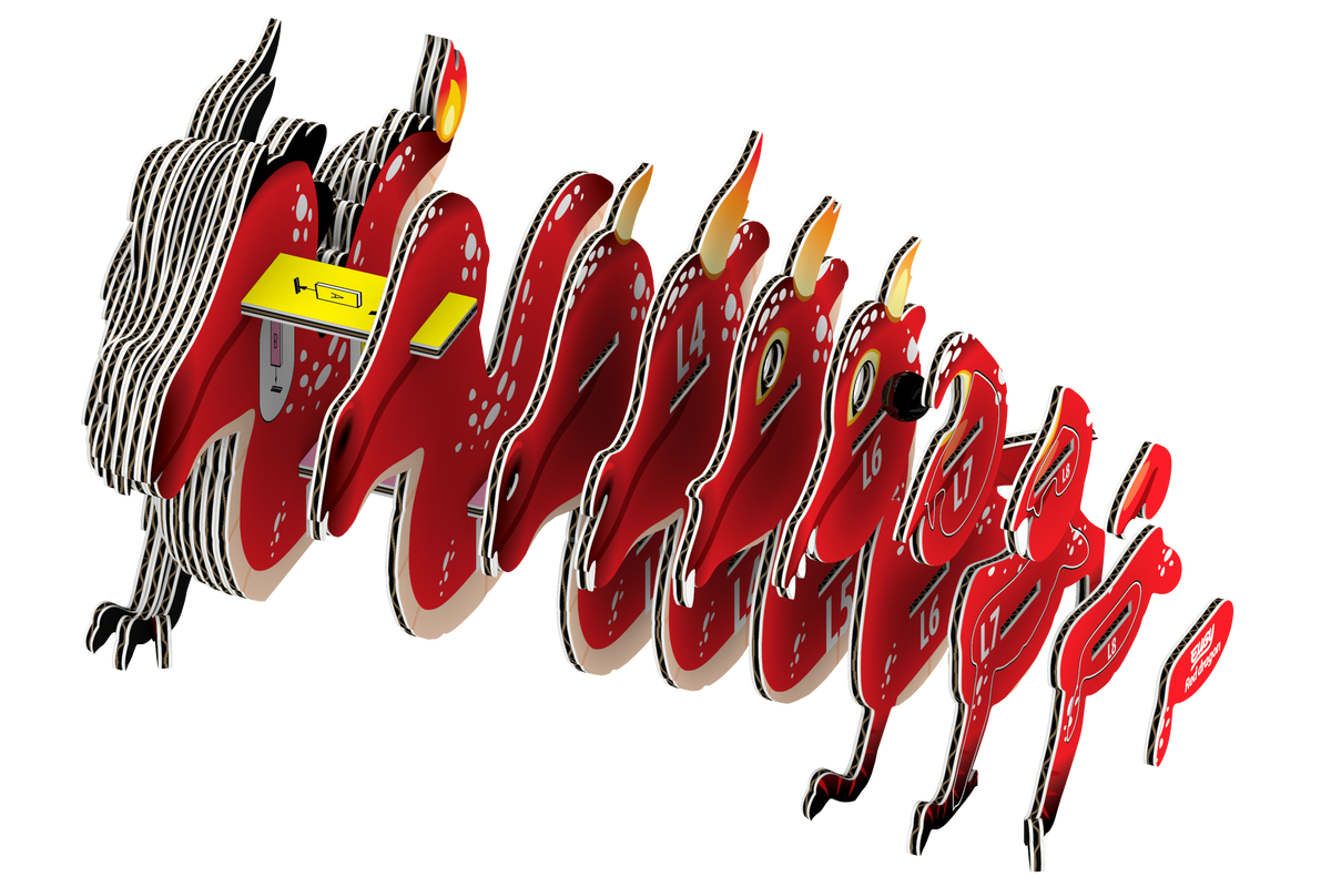 COMING SOON! EUGY Red Dragon 3D Puzzle