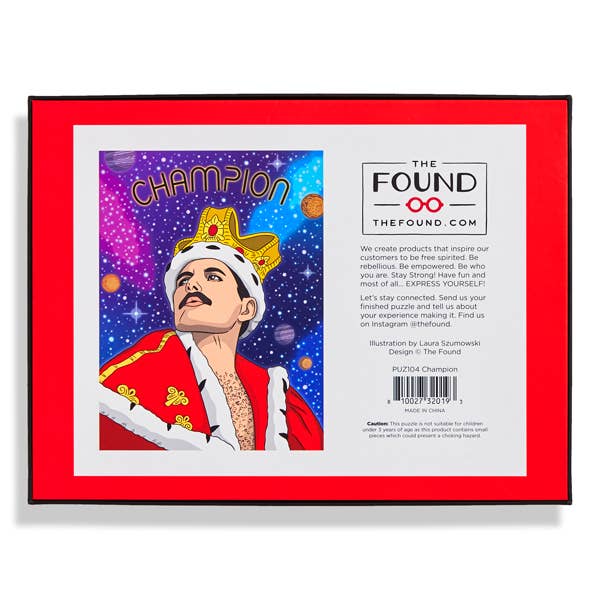 Freddie Mercury Champion Puzzle