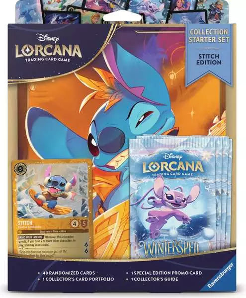 Disney Lorcana TCG: Winterspell Collection Starter Set – Stitch Edition