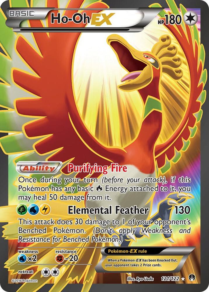 Ho-Oh EX 121/122 - XY BREAKpoint - LP