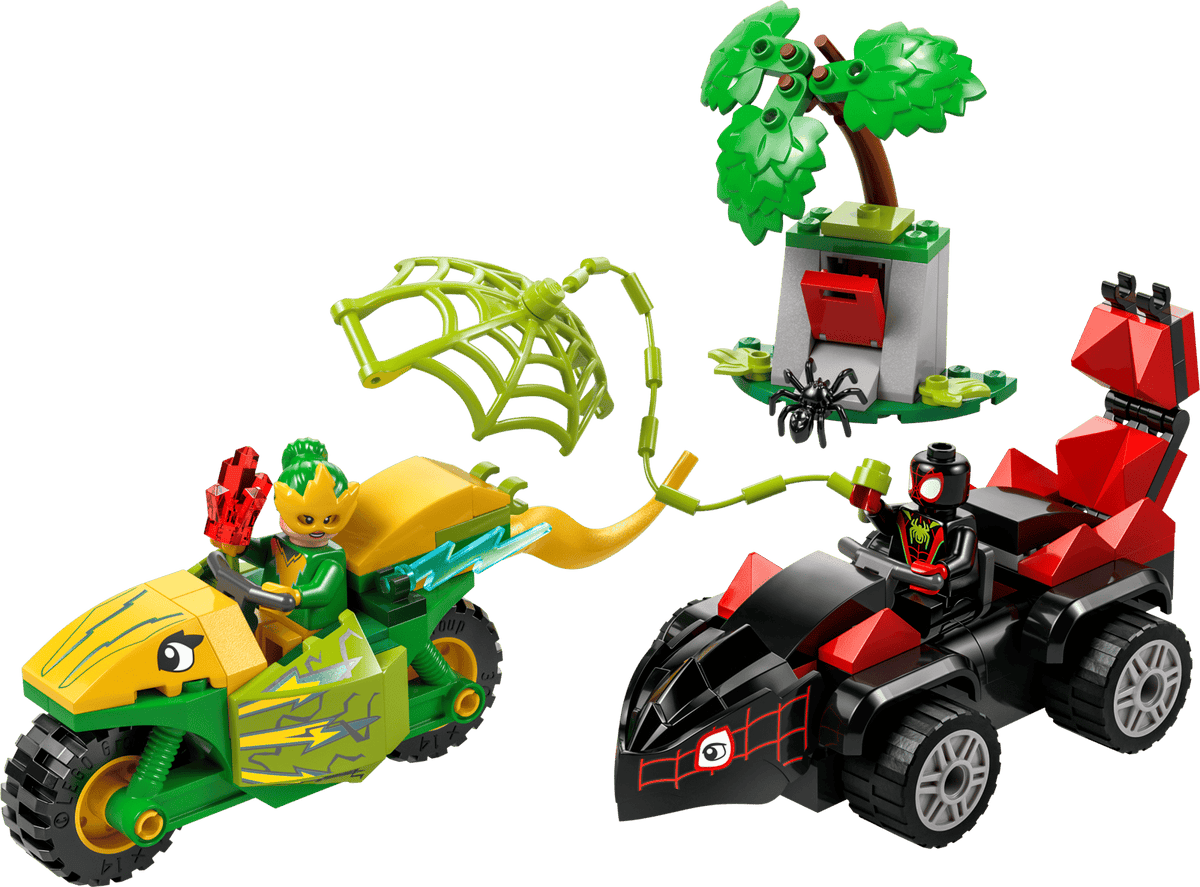 LEGO® Marvel Spin and Electro Dinosaur Vehicle Chase 11198