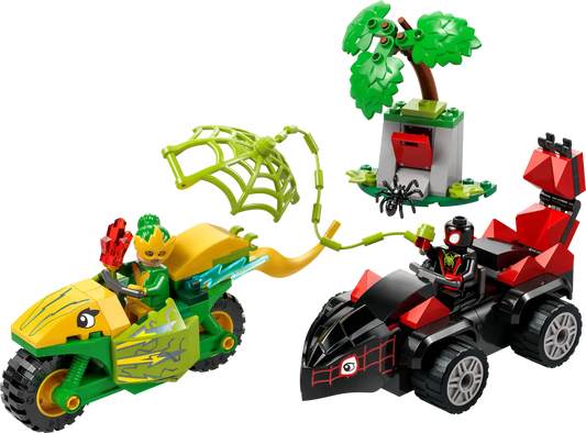 LEGO® Marvel Spin and Electro Dinosaur Vehicle Chase 11198