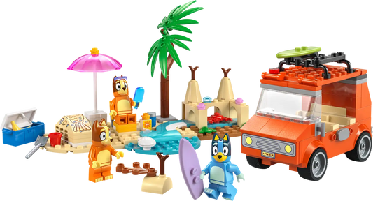 LEGO® Bluey's Beach & Family Car Trip 11202