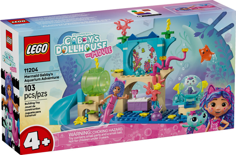 LEGO® Gabby's Dollhouse Mermaid Gabby's Aquarium Adventure 11204