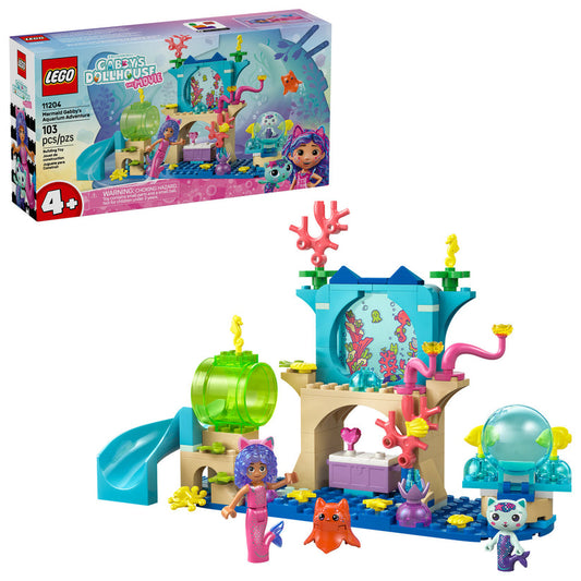 LEGO® Gabby's Dollhouse Mermaid Gabby's Aquarium Adventure 11204