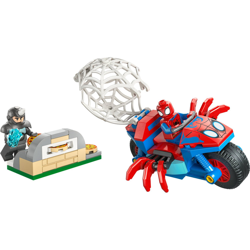 LEGO® MARVEL Spidey on his Motorcycle vs. Rhino 11206