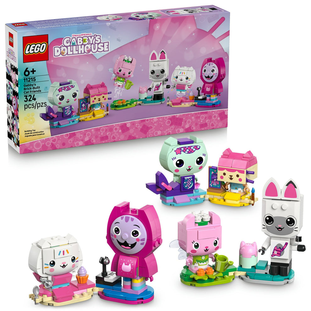 LEGO® Gabby's Dollhouse Gabby's Brick-Built Cat Friends 11215