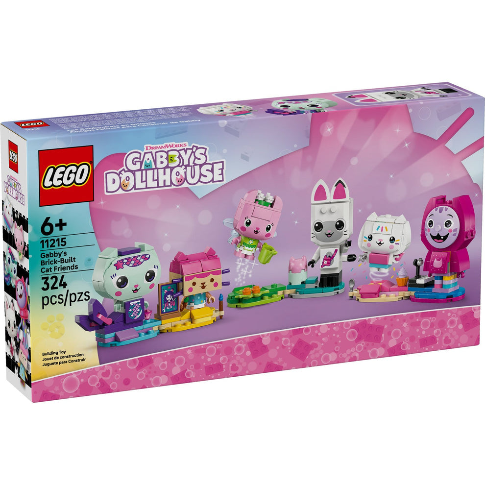 LEGO® Gabby's Dollhouse Gabby's Brick-Built Cat Friends 11215